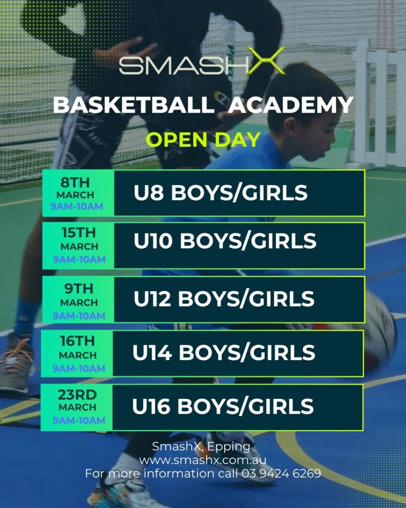 BASKETBALL ACADEMY POSTER OPEN DAY